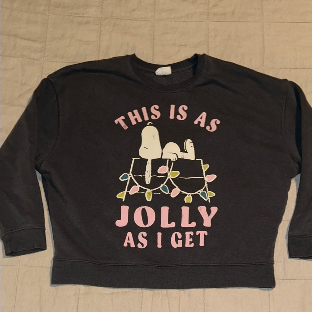 Peanuts Crew Sweatshirt - Medium